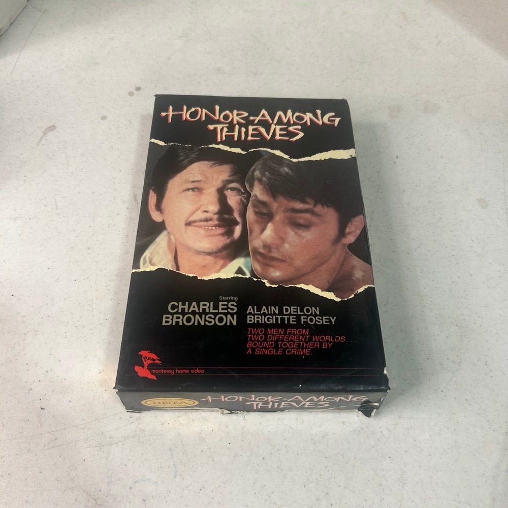 Honor Among Thieves Betamax Charles Bronson Alain Delon Monterey Home Video